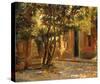 Giardino di Via Margutta-Alexander Sergeeff-Stretched Canvas