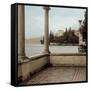 Giardino Vista Varenna-Alan Blaustein-Framed Stretched Canvas