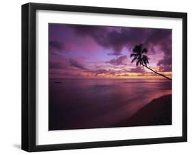 Gibbes Bay at Sunset, Barbados, West Indies, Caribbean, Central America-Gavin Hellier-Framed Photographic Print