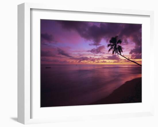 Gibbes Bay at Sunset, Barbados, West Indies, Caribbean, Central America-Gavin Hellier-Framed Photographic Print