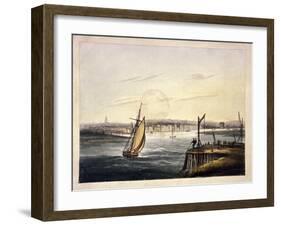 Gibbet at Blackwall, Poplar, London, C1825-null-Framed Giclee Print