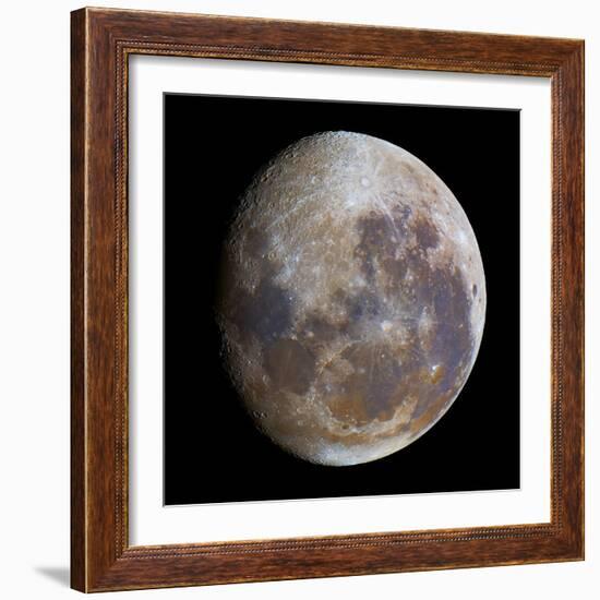 Gibbous Moon-null-Framed Photographic Print