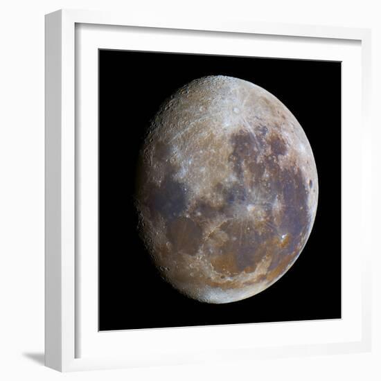 Gibbous Moon-null-Framed Photographic Print