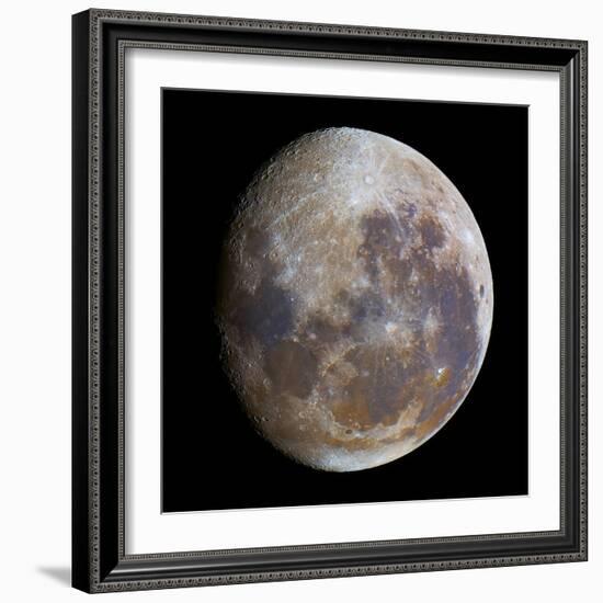 Gibbous Moon-null-Framed Photographic Print