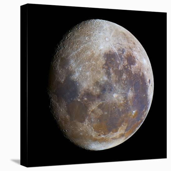Gibbous Moon-null-Stretched Canvas