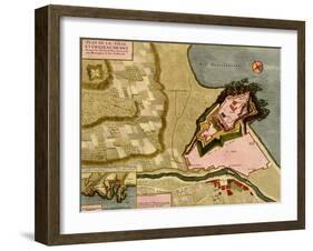 Gibraltar - 1700-Anna Beeck-Framed Art Print