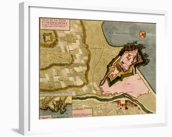 Gibraltar - 1700-Anna Beeck-Framed Art Print