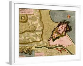 Gibraltar - 1700-Anna Beeck-Framed Art Print