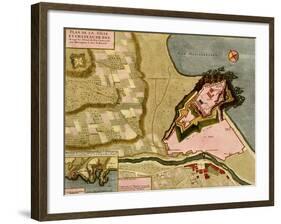 Gibraltar - 1700-Anna Beeck-Framed Art Print