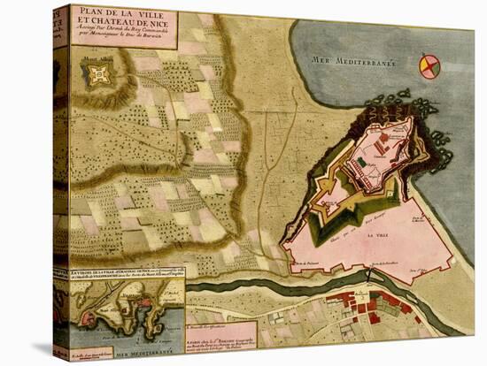 Gibraltar - 1700-Anna Beeck-Stretched Canvas
