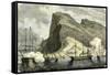 Gibraltar 1864 Arrival of the S.M. Maximilien Gibraltar-null-Framed Stretched Canvas