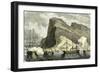 Gibraltar 1864 Arrival of the S.M. Maximilien Gibraltar-null-Framed Giclee Print