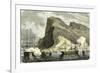 Gibraltar 1864 Arrival of the S.M. Maximilien Gibraltar-null-Framed Giclee Print