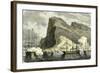 Gibraltar 1864 Arrival of the S.M. Maximilien Gibraltar-null-Framed Giclee Print