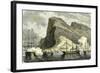 Gibraltar 1864 Arrival of the S.M. Maximilien Gibraltar-null-Framed Giclee Print