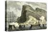 Gibraltar 1864 Arrival of the S.M. Maximilien Gibraltar-null-Stretched Canvas