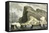 Gibraltar 1864 Arrival of the S.M. Maximilien Gibraltar-null-Framed Stretched Canvas
