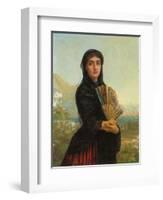 Gibraltar, 1886-Edwin Longsden Long-Framed Giclee Print