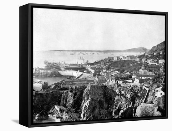 Gibraltar, 1893-John L Stoddard-Framed Stretched Canvas