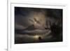 Gibraltar by Night, 1844-Ivan Konstantinovich Aivazovsky-Framed Giclee Print