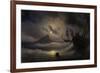 Gibraltar by Night, 1844-Ivan Konstantinovich Aivazovsky-Framed Giclee Print