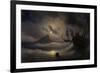 Gibraltar by Night, 1844-Ivan Konstantinovich Aivazovsky-Framed Giclee Print