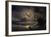 Gibraltar by Night, 1844-Ivan Konstantinovich Aivazovsky-Framed Giclee Print