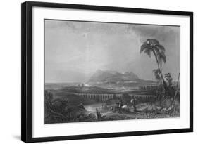 Gibraltar, From Algeziras, 1840-Joseph Clayton Bentley-Framed Giclee Print