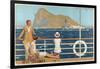 Gibraltar, from the Series 'The Empire's Highway to India', 1928-Charles Pears-Framed Giclee Print