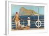 Gibraltar, from the Series 'The Empire's Highway to India', 1928-Charles Pears-Framed Giclee Print