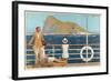 Gibraltar, from the Series 'The Empire's Highway to India', 1928-Charles Pears-Framed Giclee Print