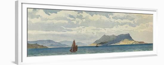 'Gibraltar from the West', c1880 (1905)-Alexander Henry Hallam Murray-Framed Giclee Print