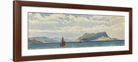 'Gibraltar from the West', c1880 (1905)-Alexander Henry Hallam Murray-Framed Giclee Print