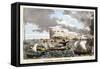Gibraltar: Newcome in Disgrace Plate from 'The Adventures of Johnny Newcome in the Navy' by John Mi-null-Framed Stretched Canvas