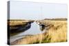 Gibraltar Point Inlet Coastal Estuary Boats Yachts Skegness Lincolnshire UK England-Paul Thompson-Stretched Canvas