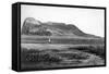 Gibraltar Rock from Campo, Early 20th Century-VB Cumbo-Framed Stretched Canvas