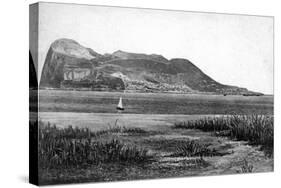 Gibraltar Rock from Campo, Early 20th Century-VB Cumbo-Stretched Canvas