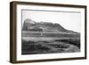 Gibraltar Rock from Campo, Early 20th Century-VB Cumbo-Framed Giclee Print