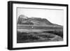 Gibraltar Rock from Campo, Early 20th Century-VB Cumbo-Framed Giclee Print