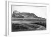 Gibraltar Rock from Campo, Early 20th Century-VB Cumbo-Framed Giclee Print