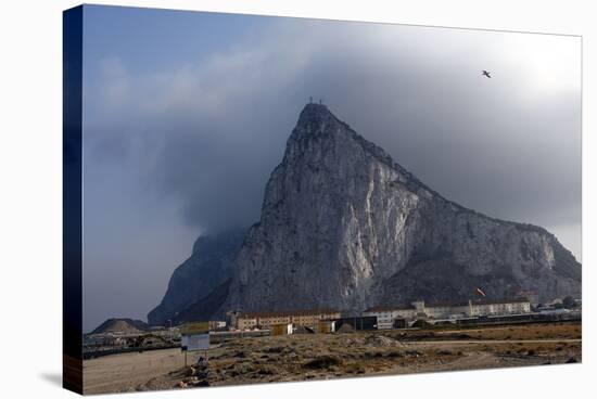 Gibraltar Rock of Gibraltar with Levante-null-Stretched Canvas