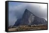 Gibraltar Rock of Gibraltar with Levante-null-Framed Stretched Canvas