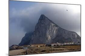 Gibraltar Rock of Gibraltar with Levante-null-Mounted Photographic Print