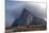 Gibraltar Rock of Gibraltar with Levante-null-Mounted Photographic Print