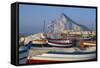 Gibraltar Rock-Charles Bowman-Framed Stretched Canvas