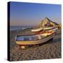 Gibraltar Viewed Along Beach, La Linea, Andalucia, Spain, Mediterranean, Europe-Stuart Black-Stretched Canvas