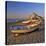 Gibraltar Viewed Along Beach, La Linea, Andalucia, Spain, Mediterranean, Europe-Stuart Black-Stretched Canvas