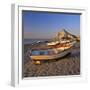 Gibraltar Viewed Along Beach, La Linea, Andalucia, Spain, Mediterranean, Europe-Stuart Black-Framed Photographic Print