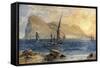 Gibraltar-Edward Whymper-Framed Stretched Canvas
