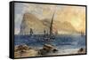 Gibraltar-Edward Whymper-Framed Stretched Canvas